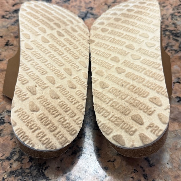 Project Cloud Brown Genuine Leather Sandals Beach Essentials Memory Foam 8.5 - Picture 10 of 11